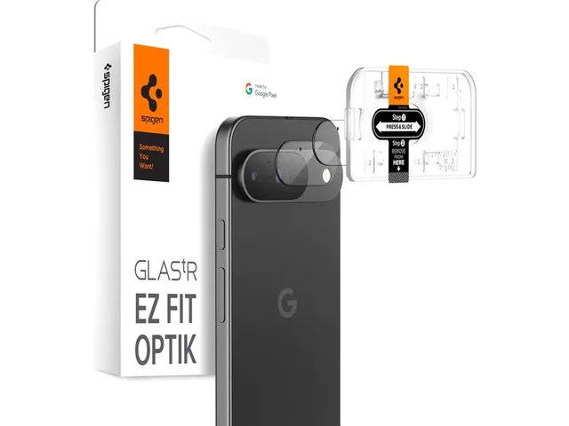 Spigen AGL08443 Camerabeschermer Google Pixel 9 Glas.tR EZ Fit Optik