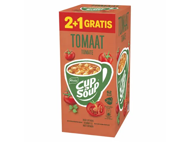 Cup a Soup Knorr tomaat 175ml 2+1 Gratis