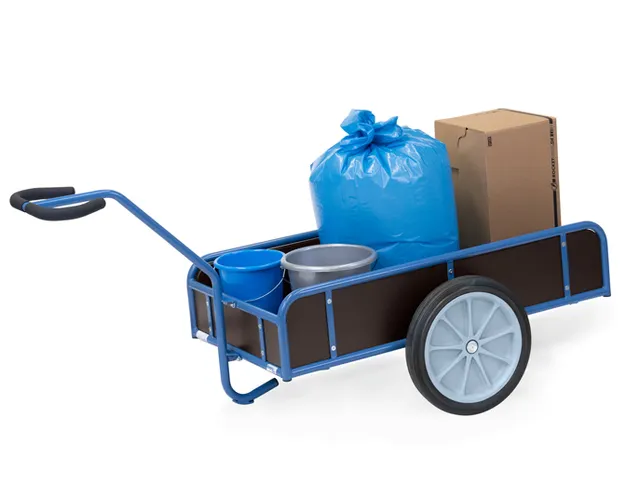 Handtrekwagen 4109v 2 Wielen 1145x545mm Multiplex Wanden Rubber