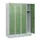 schoollocker,HxBxD 1630x1200x500mm,4vak,vak B 300mm,cil.-slot,sokkel