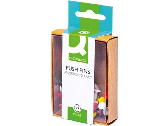 Prikbordspelden Push Pins 25 Stuks Assorti