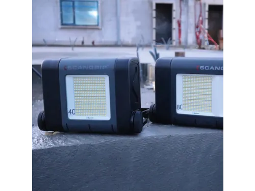 bouwlamp,864 SMD-led,20000-80000lumen,draaggreep,straalhoek 120 °