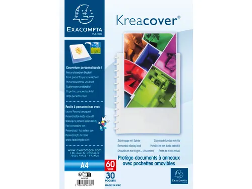 Showalbum Kreacover PP ring 30 tas wit
