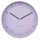 Wandklok NeXtime Berlin L 40cm lavendel aluminium