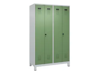 PBM-locker,HxBxD 1950x1200x500mm,4vak,vak B 300mm,draaigrendel - 2