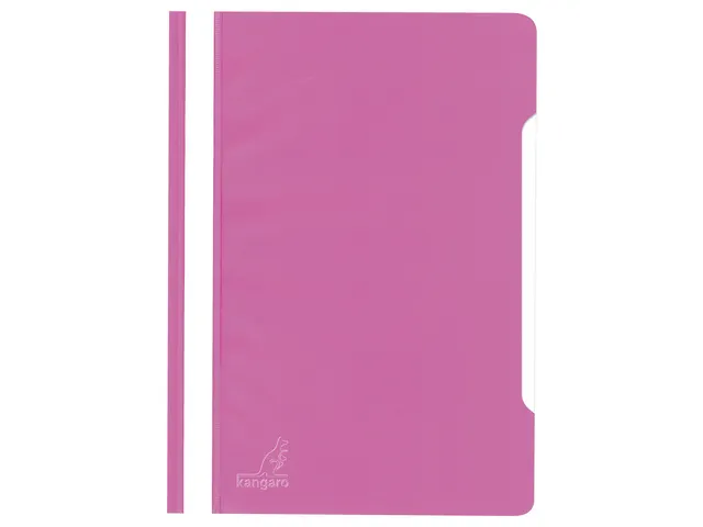 Snelhechtermap Kangaro A4 PP roze krimp a 25 stuks