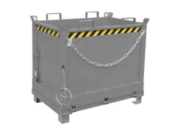 klapbodemcontainer,HxLxB 1145x840x1245mm,0,75m³,hijsogen,vorksloffen
