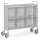 Dossierwagens 4878 150kg 2x3 Vakken 1080x350mm Ral7035