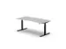 Bureau à hauteur réglable élec.,HxlxP 650-1310x1800x900/800mm