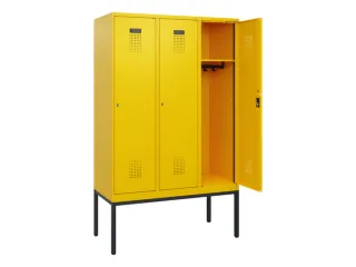 schoollocker,HxBxD 1950x1200x500mm,3vak,vak B 400mm,cil.-slot - 1