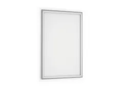 Kliklijst aluminium A2 Zilver Zelfklevend + Schroevenset