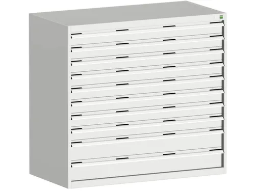 ladekast HxBxD 1200x1300x650mm 10laden zware lasten RAL7035