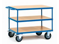 Zware Tafelwagens 2420 500kg 3 Etages 850x500mm Houten Plaat