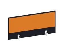 baliepaneel,v. bureau,aanbouw achter,B 1000mm,CC-zwart,BN3005-geel