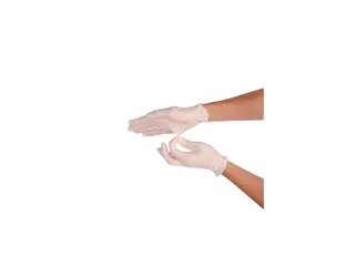 Handschoenen latex gepoederd Large wit 10x100 Stuks - 4