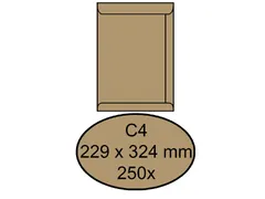Envelop Quantore Akte C4 229x324mm 100gr Bruinkraft