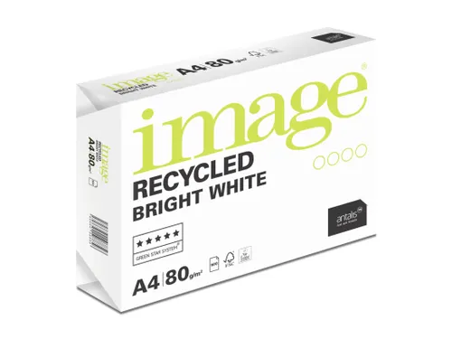 Image Recycled Kopieerpapier A4 80 Gram Bright White Voordeelbundel