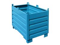 Systeem-Stapelcontainer Blauw 850x600x1200mm 500kg Inhoud 0.5m³