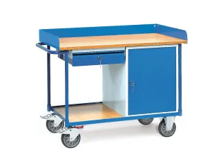 Werkplaatswagens Met Werkblad 2436 400kg 1120x650mm Ral5007 - 1