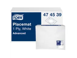 Placemats Tork papier 42x27cm 500st wit 474539