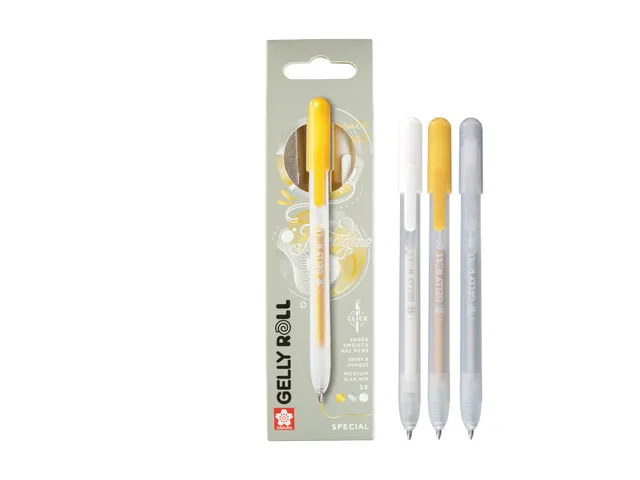 Gelschrijver Sakura Gelly Roll Special 3st goud