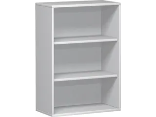 kantoorstelling,HxBxD 1150x800x430mm,2xhouten vloer,decor romp wit - 2