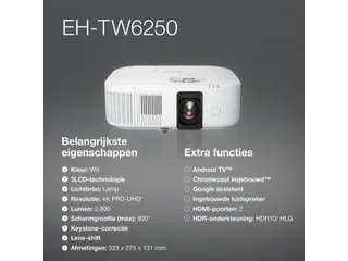Projector Epson TW6250 4K PRO-UHD-projector Wit - 9