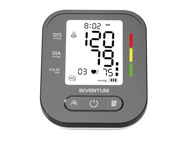 Bloeddrukmeter Inventum bovenarm 22 tot 42cm zwart wit