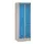 dubbeldekse locker,HxBxD 1850x600x500mm,2x2vak.,RAL7035,front RAL5012