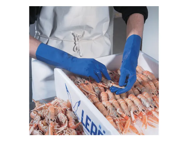 Waterdichte Handschoen Vital 177 Maat 9 Natuurlijk Latex Blauw