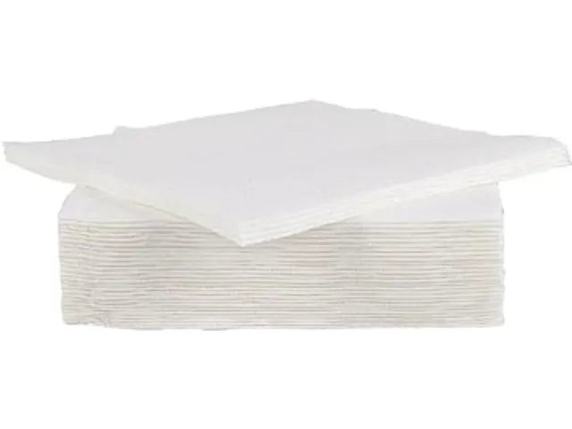 Cosy & Trendy servet 38x38 cm wit 2-laags, 40 stuks