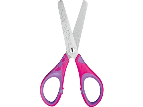 Schaar Maped Essentials Soft 13cm display à 24 stuks assorti