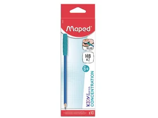 Maped Kidy Learn Grafietpotloden HB met Kauwtopper Blauw Doos met 10 S - 1