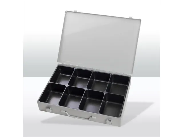 assortimentskoffer,HxBxD 50x335x240mm,8vakken