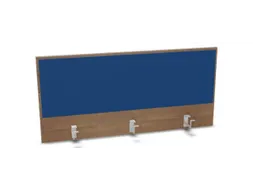 opzetpaneel,v. bureau,aanbouw achter,B 1200mm,NT-cherry,BN6016-blauw