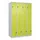 Z-garderobekast,HxBxD 1850x1200x500mm,vak B 150/300mm,draaigrendel