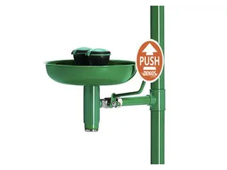 Plens-/Oogdouche,2Sproeikoppen Vast M. Wasbak,75L/Min - 2
