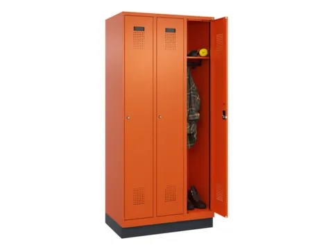 locker,HxBxD 1950x900x500mm,3vak,vak B 300mm,cil.-slot,sokkel