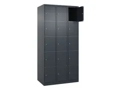 lockerkast HxBxD 1850x900x500mm 3x5vakken cil.-slot staand op vloer