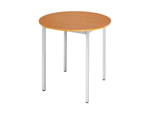 Tafel Rond 80 Cm Frame Aluminium Blad Kersenhout