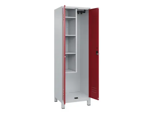 schoonmaakkast,HxBxD 1950x600x500mm,links 4vakken