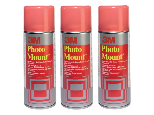 Lijm 3M foto mount spray spuitbus 400ml