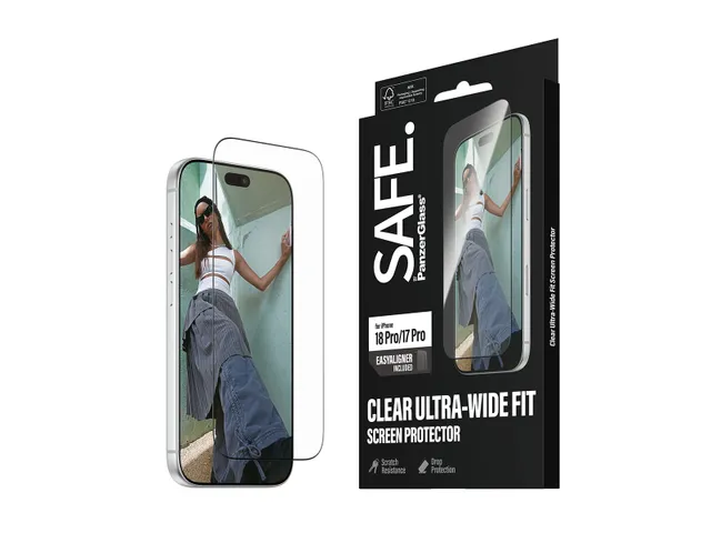PanzerGlass SAFE. by Screen Protector iPhone 18 Pro | 17 Pro | Ultr