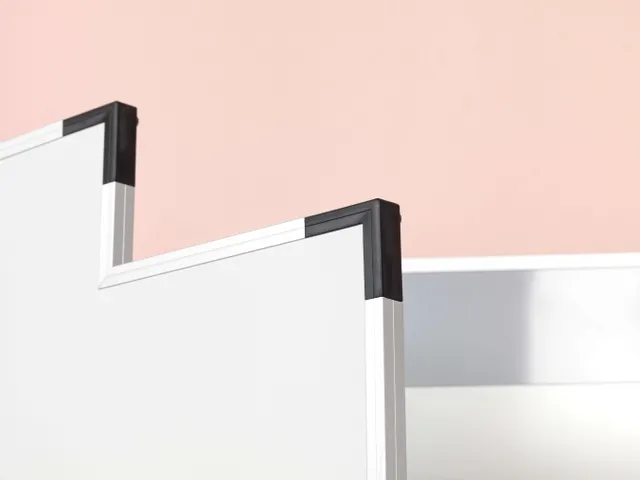 Projectiebord Extraflat Vijfvlaks 128x201cm 16:10 mat wit finger touch