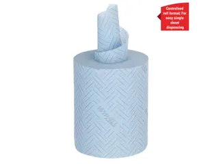 Poetsrol WypAll L10 1-laags 18,3cm163m 430vel blauw 6223 - 5