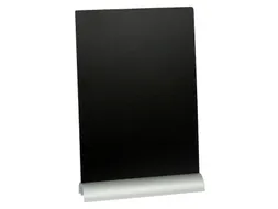 Krijtbord Securit A4 290x210x60mm voet aluminium