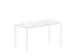 In hoogte verstelbaar bureau,HxBxD 720-840x1400x600mm,Bl-wit