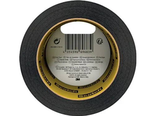ducttape Universal, ft 48 mm x 25 m, zwart