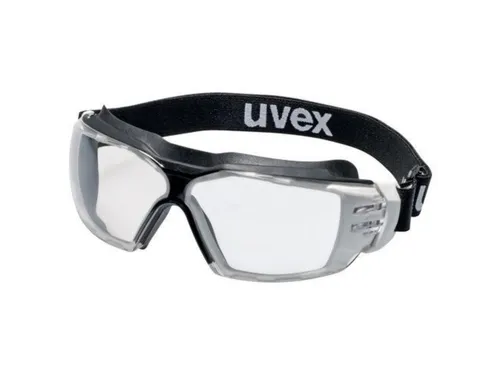 Uvex 9309.275 Pheos CX2 SONIC overzetbril, heldere lens, zwart montuur