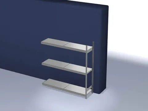 breedvakstelling,aanbouwveld,HxBxD 2000x2020x535mm,vakl. 350kg